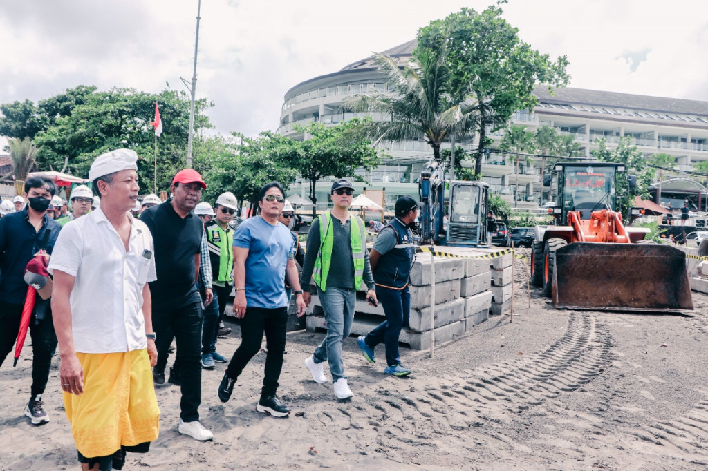 Percantik Ikon Badung, Bupati Badung Tinjau Penataan Pantai SAMIGITA